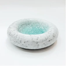 #BY-3359C; Ceramic donut shape bowl 6.5&..