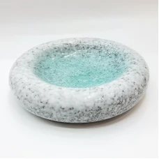 #BY-3373C; Ceramic donut shape bowl 9.5&..