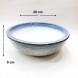 #BY-7662; Ceramic 11" salad bowl #485