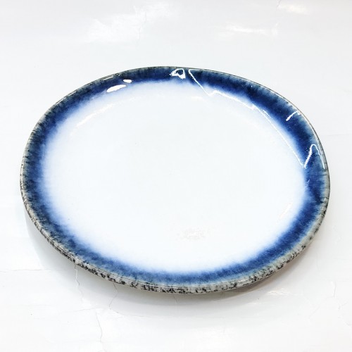 #BY-7822; Ceramic 8" rd. plate #485