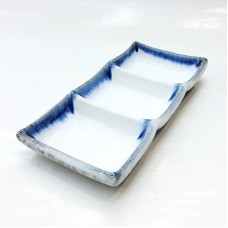 #BY-7853; Ceramic 7.5" sauce dish 1..