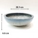 #BY-9543A; Ceramic bowl 8" #466