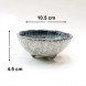 #BY-9581A; Ceramic bowl 4" #466