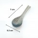 #BY-9659A; Ceramic spoon 7" #466