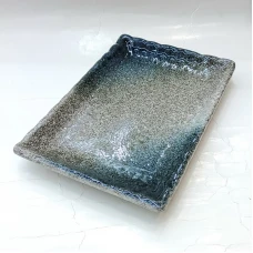 #BY-9789A; Ceramic rect. plate 8.5"..