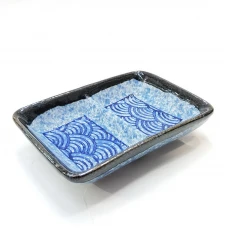 #CB-7983; Ceramic rect. sauce dish 1x2 #..