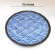 #CB-8058; Ceramic 10" rd. plate #HBW