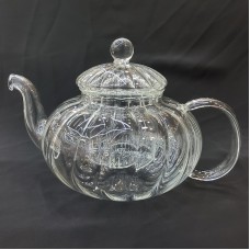 #CJ-1348; Glass tea pot 1000ml ..