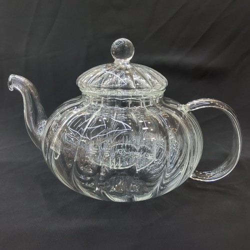 #CJ-1348; Glass tea pot 1000ml 