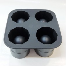 #CK1-137BK;  Silicone ice cup mold x4..