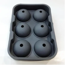 #CK2-8175BK;  Silicone ice ball mold x6..