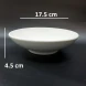 #CM5230; Ceramic bowl 6.75" #WT 