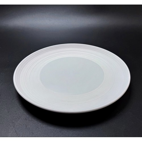 #CM5261; Ceramic plate 10.5" #WT