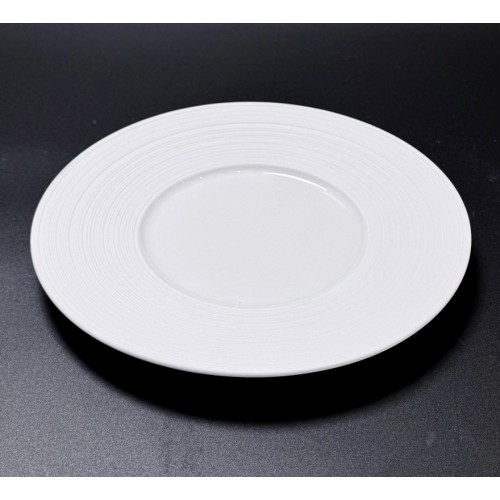 #CM5278; Ceramic plate 8.25" #WT 