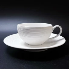 #CM5377; Ceramic coffee cup + saucer 300..