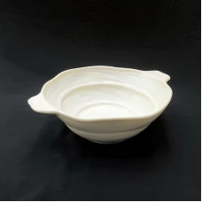 #CP5575; Ceramic 7.25" bowl w. hand..