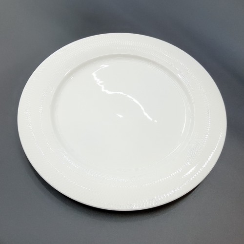 #CT5803; Ceramic plate Rd. 26cm #LG   