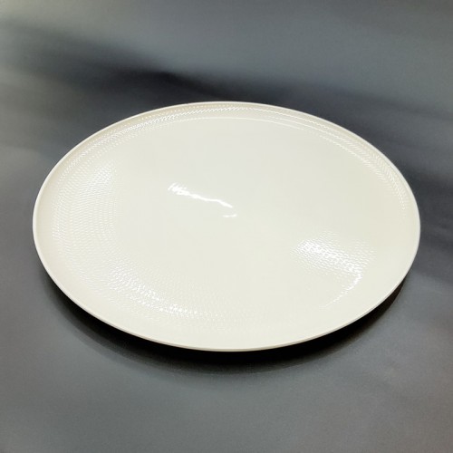 #CT5872; Ceramic plate Rd. 31cm #LG 