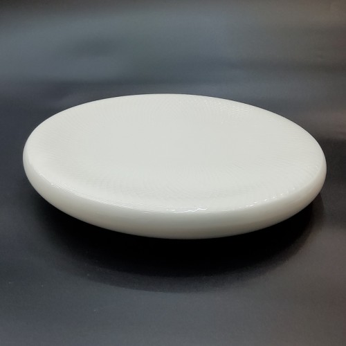 #CT5926; Ceramic pebble plate 25cm #LG 