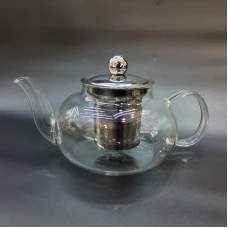 #CU6008; Glass tea pot 800ml  ..