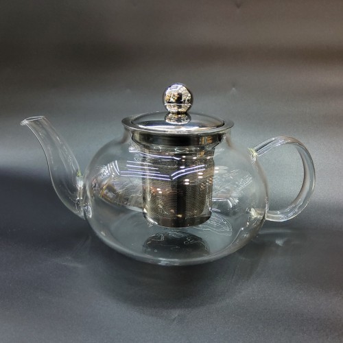 #CU6008; Glass tea pot 800ml  