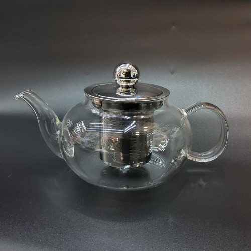 #CU6015; Glass tea pot 500ml 