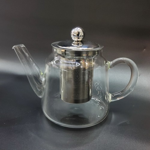 #CU6039; Glass tea pot 800ml 