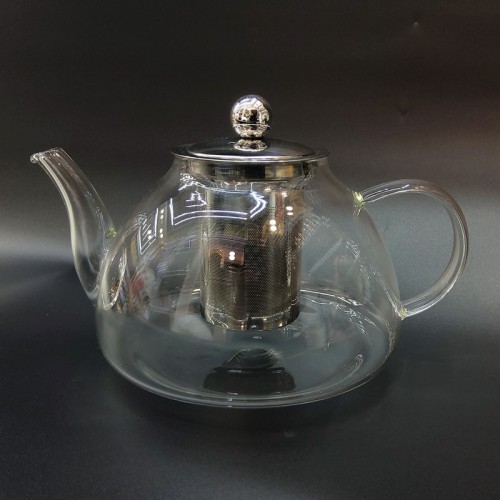 #CU6053; Glass tea pot 1200ml 