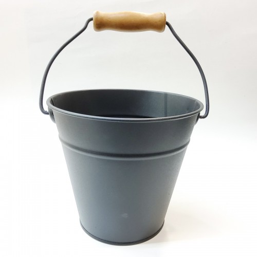 #CY107-BK;  S/S bucket 15.4cm BK