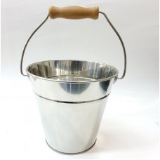 #CY107-SS;  S/S bucket 15.4cm #201..