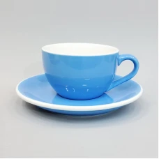 #EG150-BL; Coffee cup + saucer 150ml #E ..