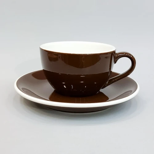 #EG150-BN; Coffee cup + saucer 150ml #E /BN