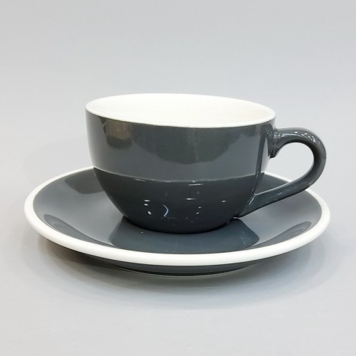 #EG150-DG; Coffee cup + saucer 150ml #E /DG