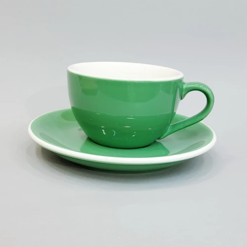 #EG150-GN; Coffee cup + saucer 150ml # E/GN