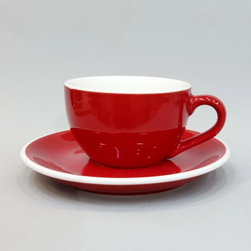 #EG150-R; Coffee cup + saucer 150ml #E /R