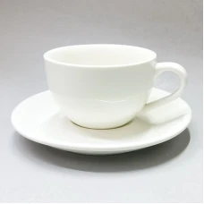 #EG150-WT; Coffee cup + saucer 150ml #E ..