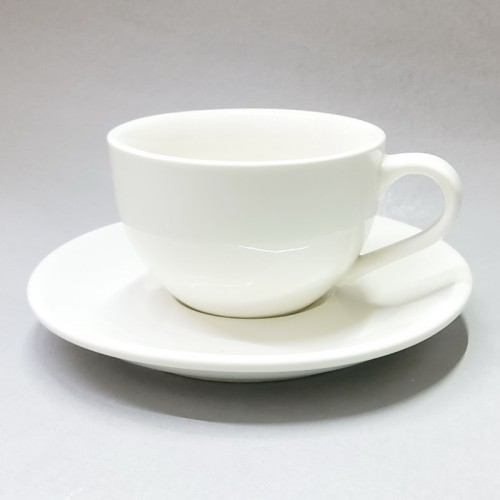 #EG150-WT; Coffee cup + saucer 150ml #E /WT