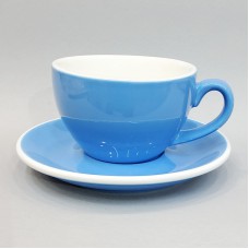 #EG220-BL; Coffee cup + saucer 220ml #E ..