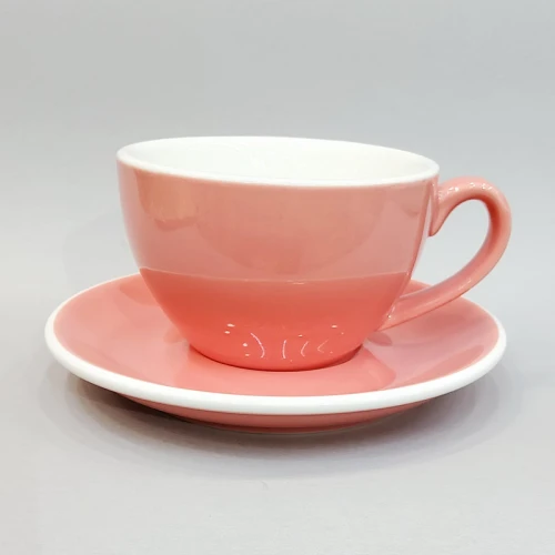 #EG220-PK; Coffee cup + saucer 220ml #E /PK