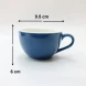 #EG220-WB; Coffee cup + saucer 220ml #E /WB