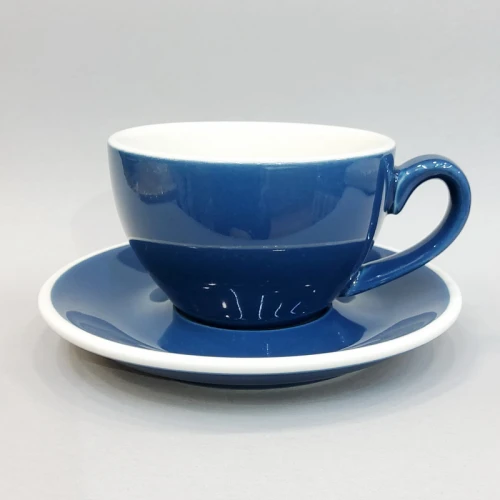 #EG220-WB; Coffee cup + saucer 220ml #E /WB