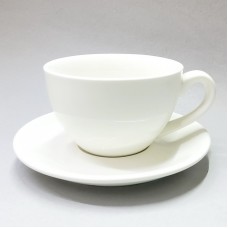 #EG220-WT; Coffee cup + saucer 220ml #E ..