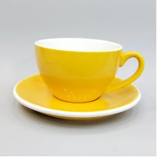 #EG220-Y; Coffee cup + saucer 220ml #E /..