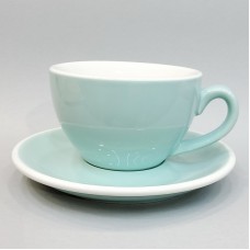 #EG300-LBL; Ceramic cup + saucer 300ml #..