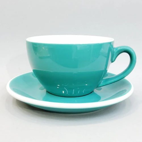 #EG300-TBL; Coffee cup + saucer 300ml #E /TBL