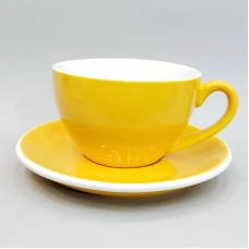 #EG300-Y; Coffee cup + saucer 300ml #E /..