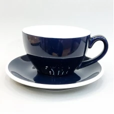 #EG350-DB; Coffee cup + saucer 350ml #E ..