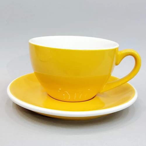 #EG350-Y; Coffee cup + saucer 350ml #E /Y