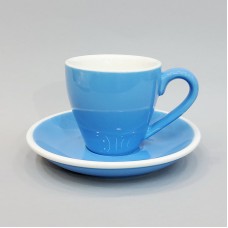 #EG80-BL;  Coffee cup + saucer 80ml #E /..