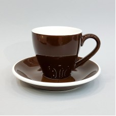 #EG80-BN;  Coffee cup + saucer 80ml #E /..